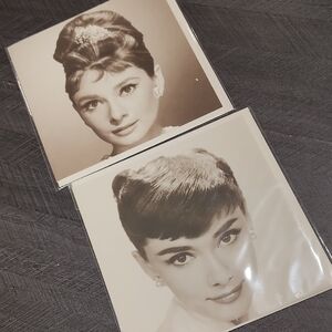 Audrey Hepbuem 6x6 cards, early 2000s